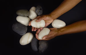 massage stones